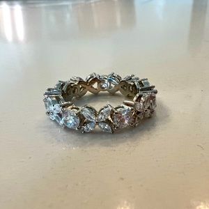 Size 5 sterling silver and CZ ring